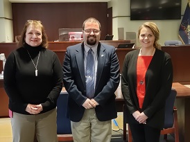 Auditors: Diana L. Perry (Left); Kathie Roae (Center); Christopher Seeley (Right)