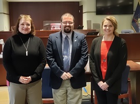 Auditors: Diana L. Perry (Left); Kathie Roae (Center); Christopher Seeley (Right)